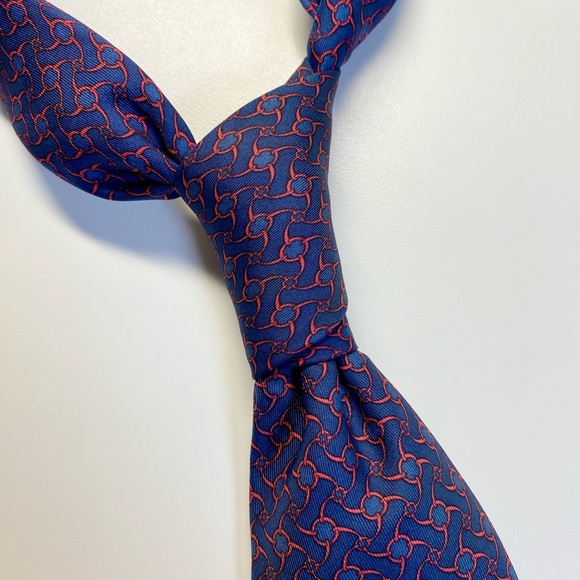 HERMES NECKTIE - 100% SILK - Picture 8 of 10